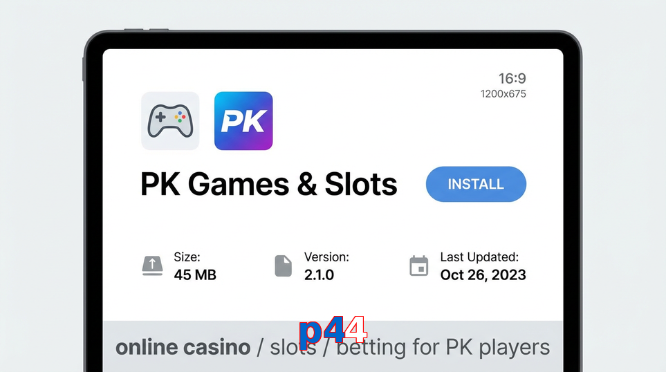 Game list for P44 gameapk section