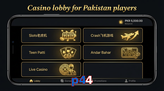 Lobby view of P44 for Pakistan users