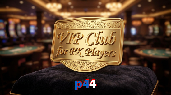Main screen of P44 vip page for PK players